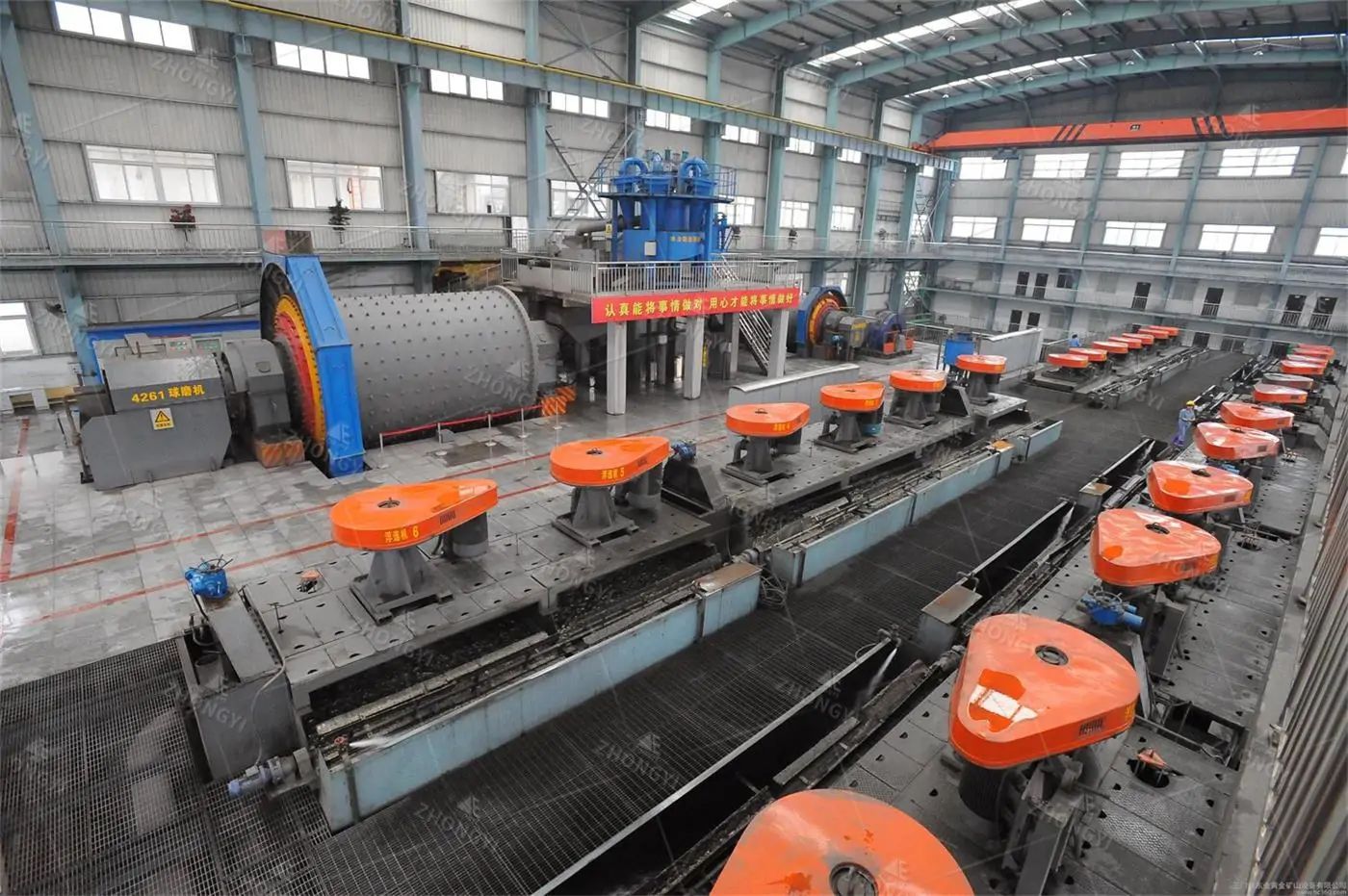 250TPD Hard Rock Gold Flotation Processing Plant in Turkey
