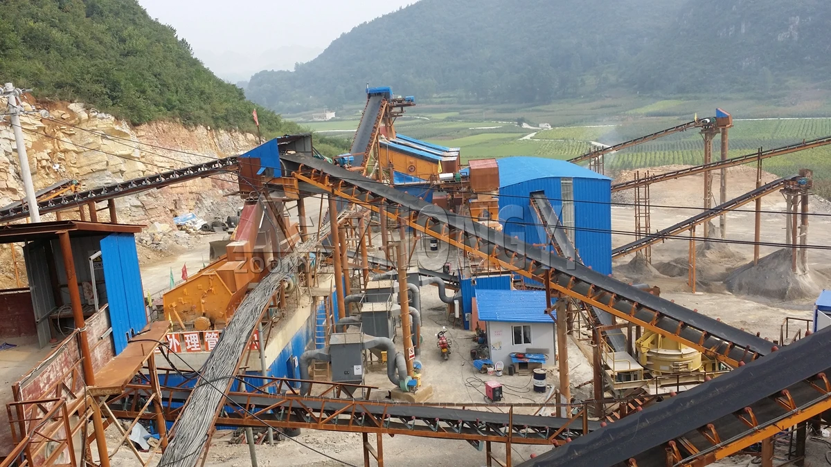 Aggregate Crushing Plant Field Project