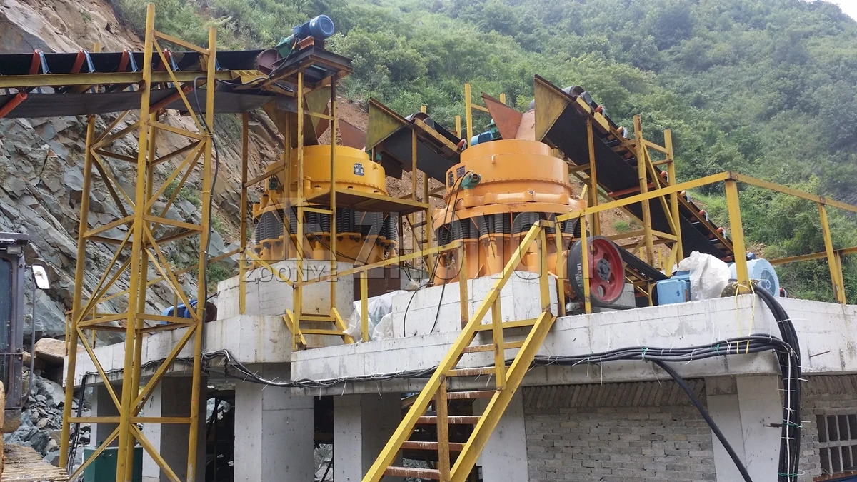 Aggregate Processing Plant Customer Site View