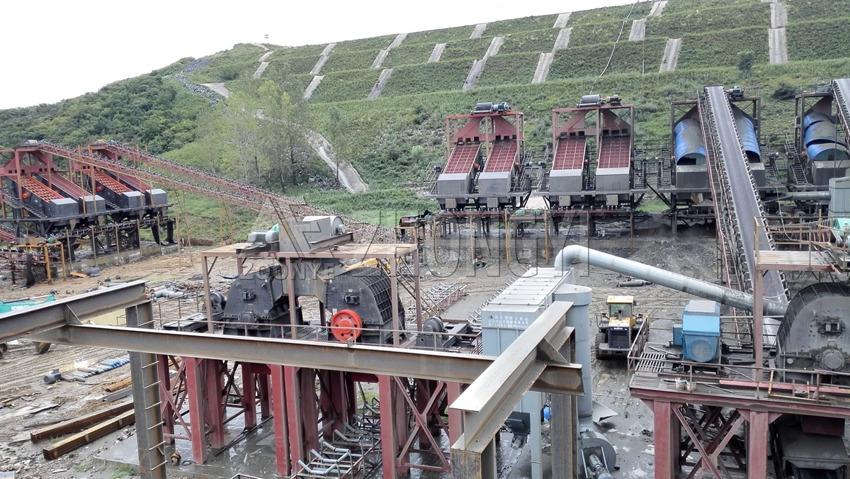 Complete Stone Crushing Production Line Site