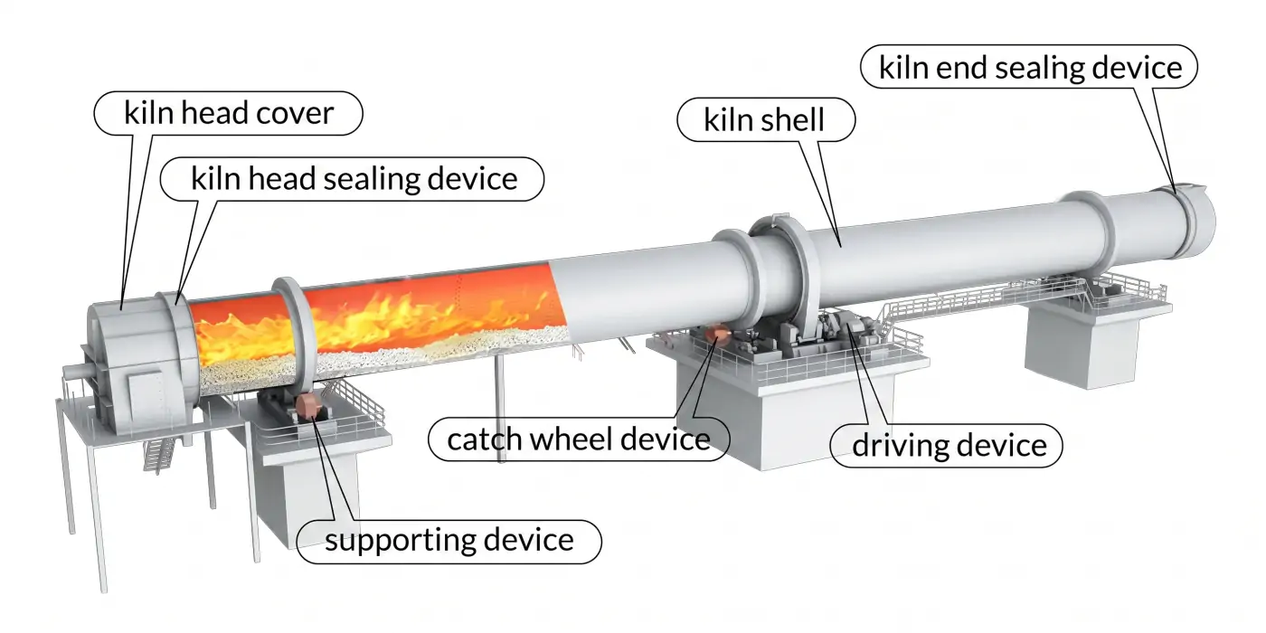 Alumina Rotary Kiln Components