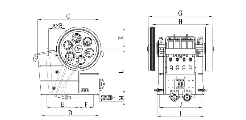 Custom Jaw Crusher Drawing