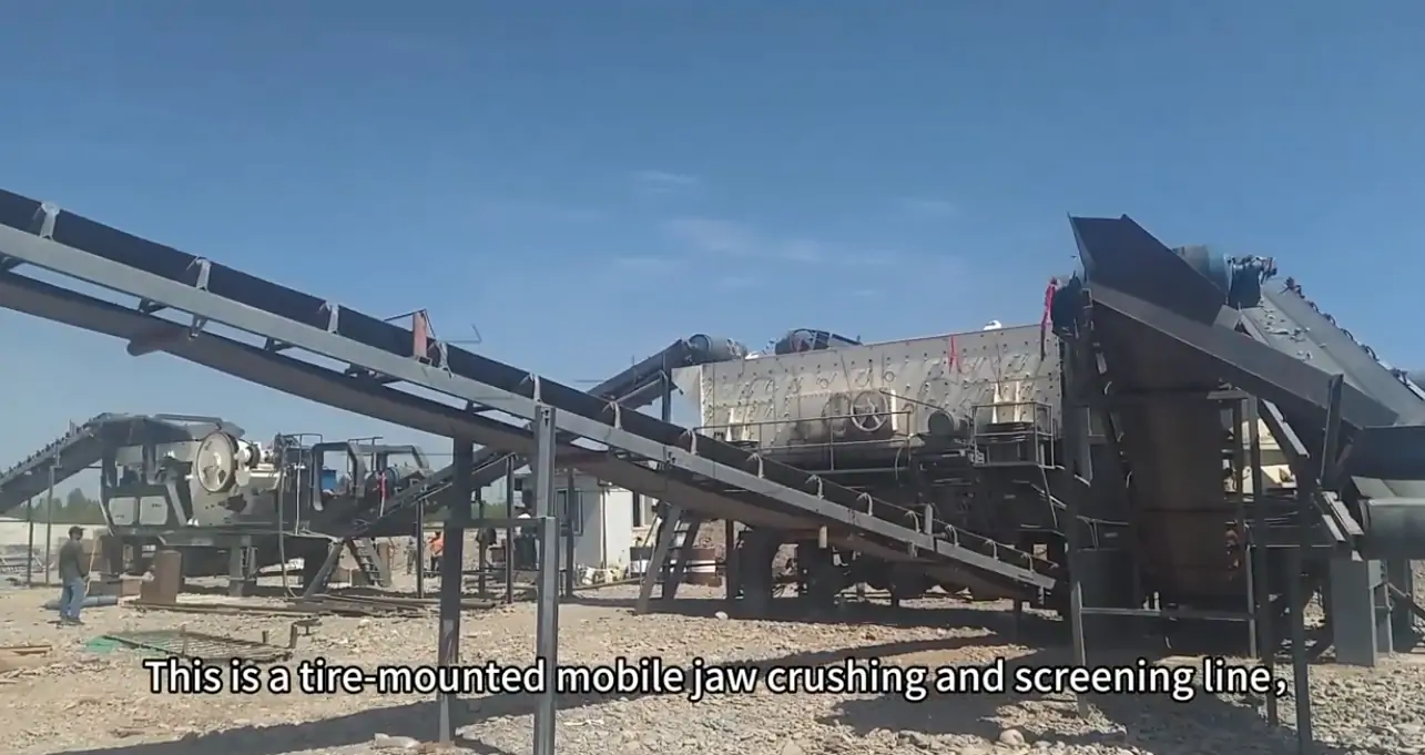 Flexible Mobile Jaw Crushing & Screening Line