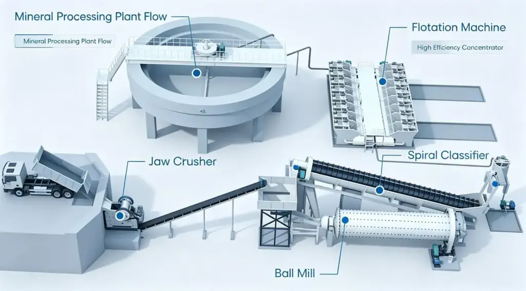 Flotation Plant Process Flow