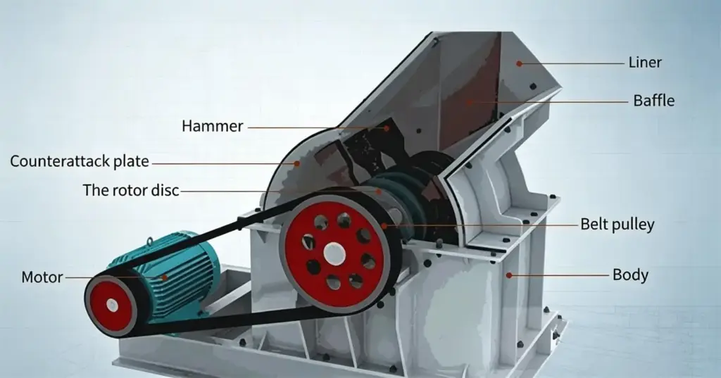 Main Components of a Hammer Crusher