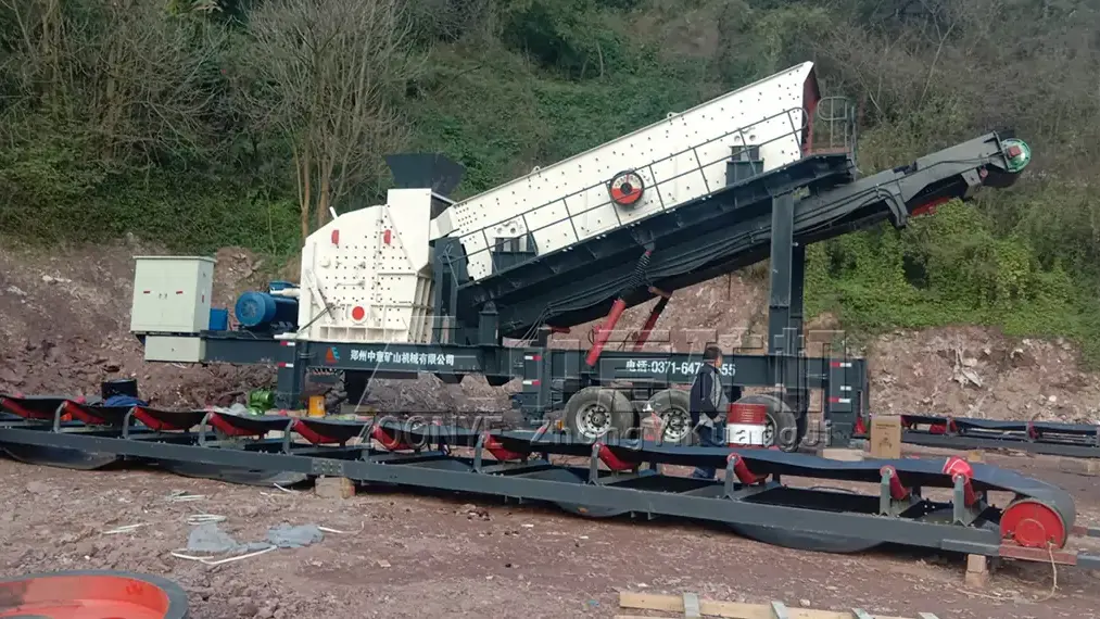 Mobile Impact Crusher Plant