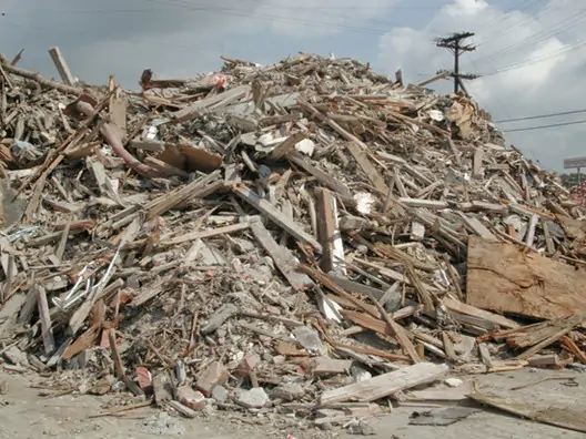 Municipal and demolition waste
