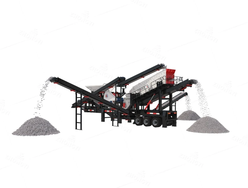 Wheeled Mobile Jaw & Cone Crushing and Screening Integrated Plant