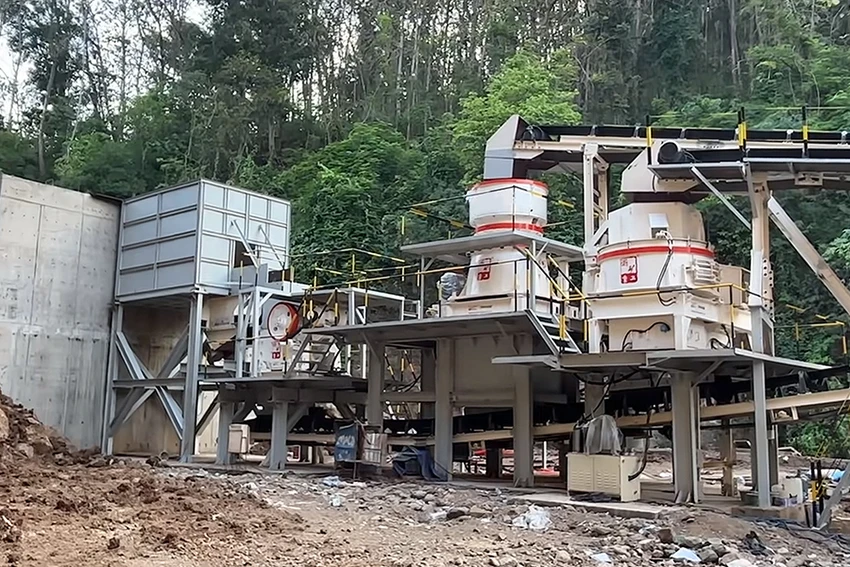 300 TPH Granite Crushing Plant for Road & Concrete Aggregates, Indonesia