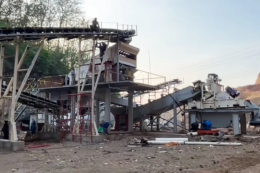 300 TPH Granite Crushing Plant for Road & Concrete Aggregates, Indonesia