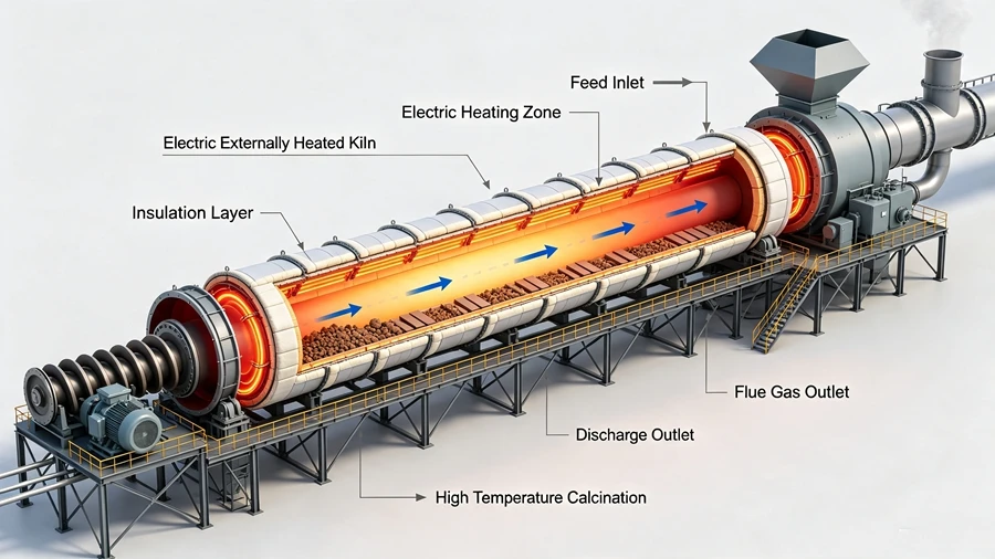 Indirect Fired Rotary Kiln
