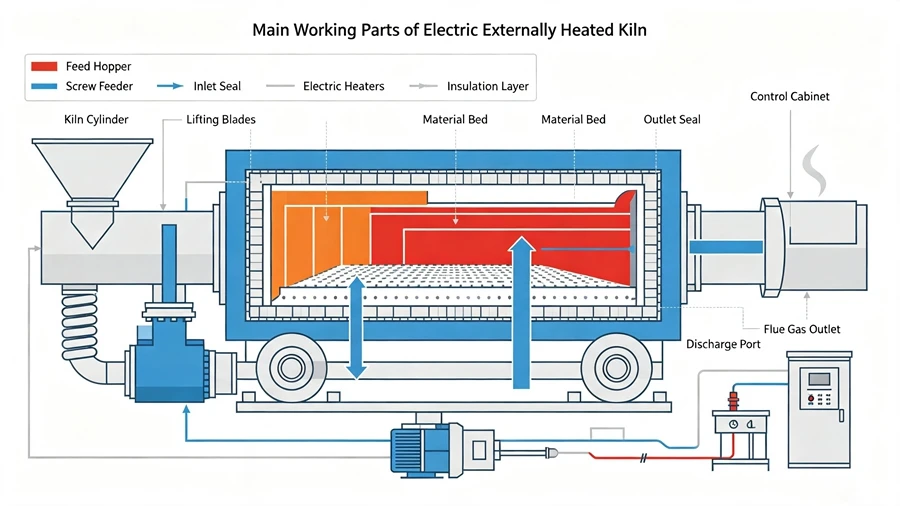 Indirect Fired Rotary Kiln