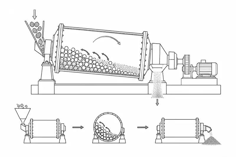 Grinding Process Diagram