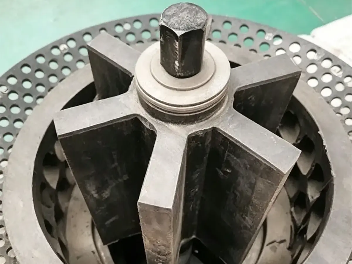 Impeller and stator assembly