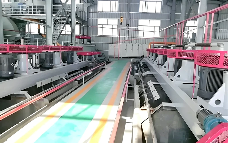 Large-scale intelligent mineral processing base