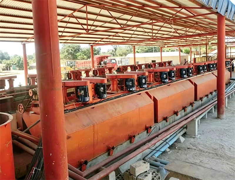 Overseas open-pit mineral processing project site