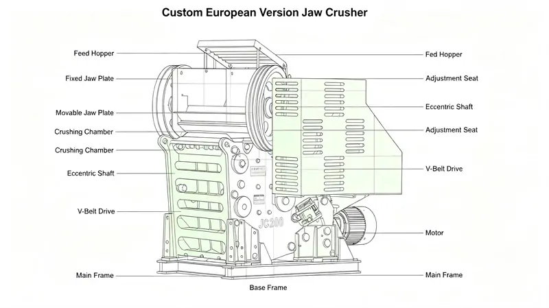 Custom European Version Jaw Crusher11