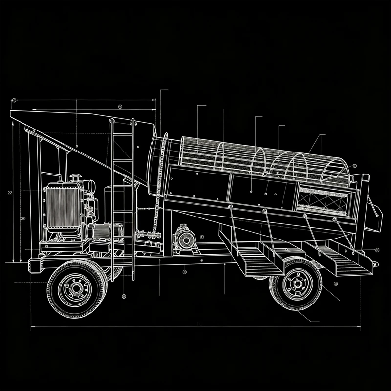Diesel Driven Vibrating Screen