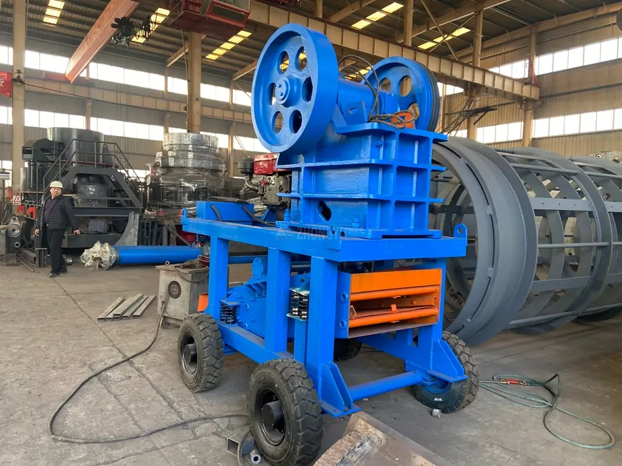 Diesel Powered Mobile Hammer Crusher