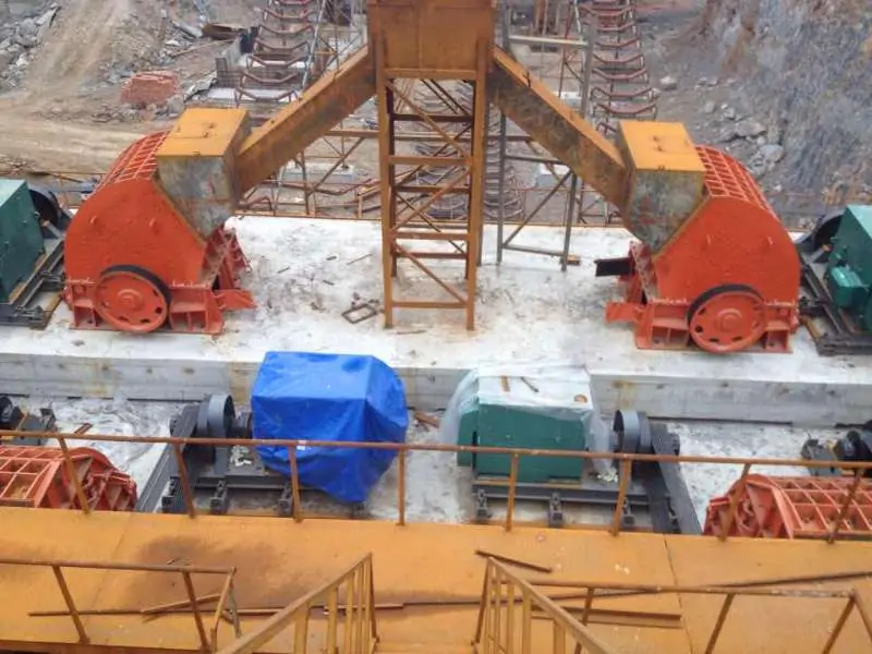 Heavy Hammer Crusher Quarry Project Case