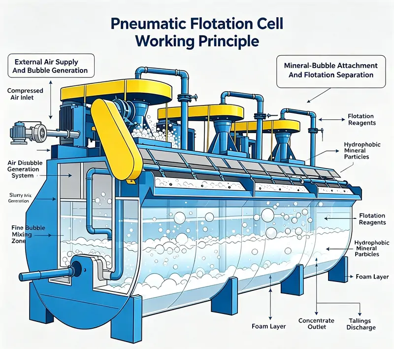 Pneumatic Flotation Cell