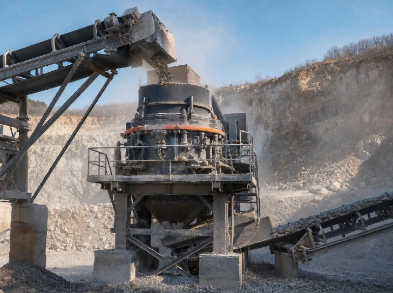 Single Cylinder Hydraulic Cone Crusher for Granite Aggregate Crushing Line in Zambia