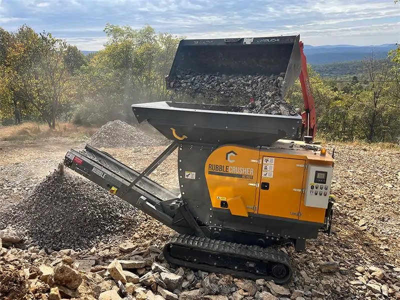 Trailer-Pulled Diesel Jaw Crusher