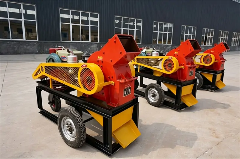 diesel powered mobile hammer crusher