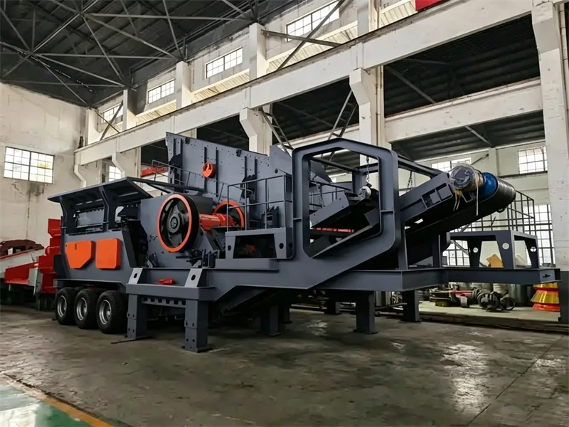 mobile heavy hammer crusher plant