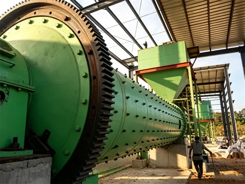 Cement clinker grinding unit
