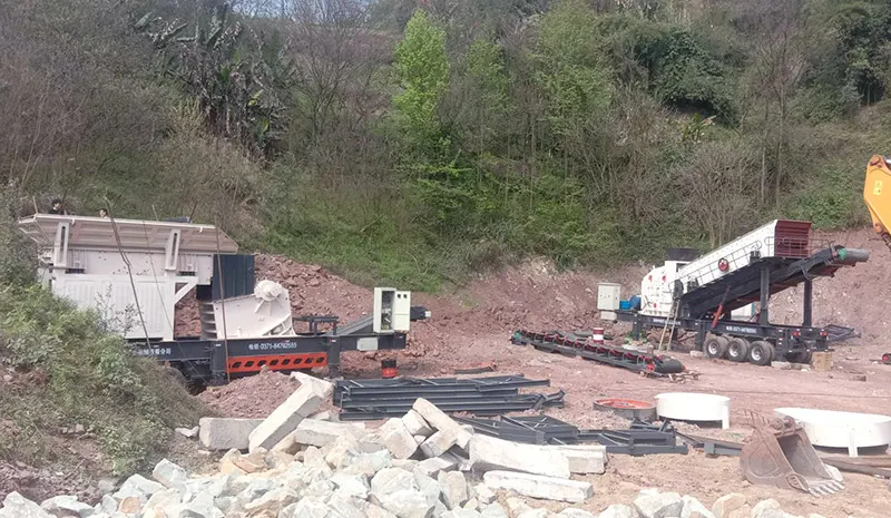 Chongqing 1,800 TPD Mobile Sand & Aggregate Production Line