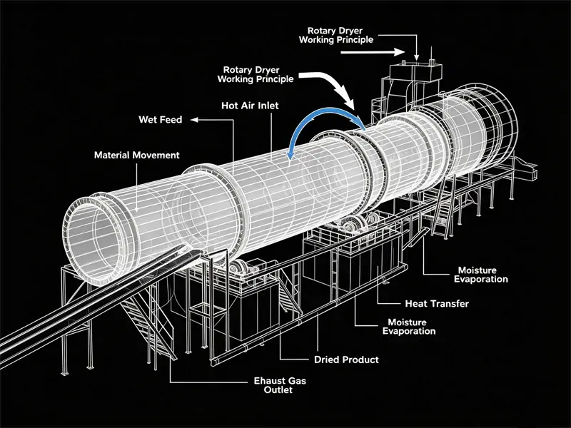 Main Components of Coal Slime Dryer