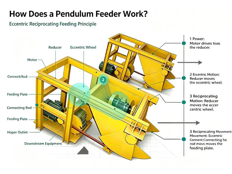 Pendulum Feeder for Ore & Mineral Processing