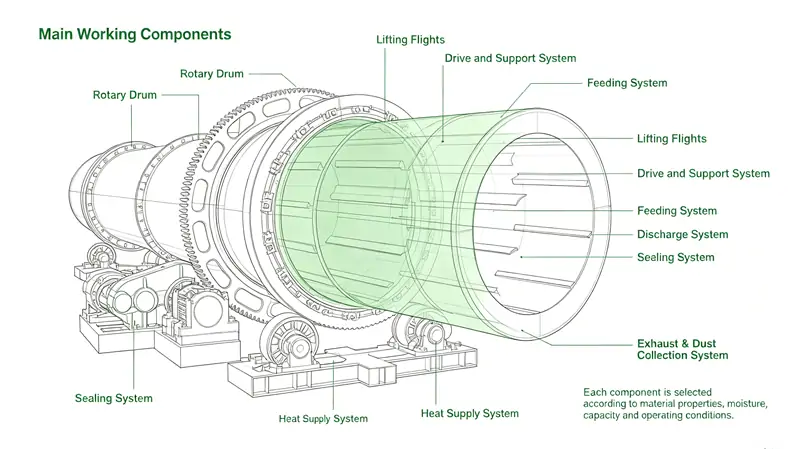 Rotary Drum Dryer