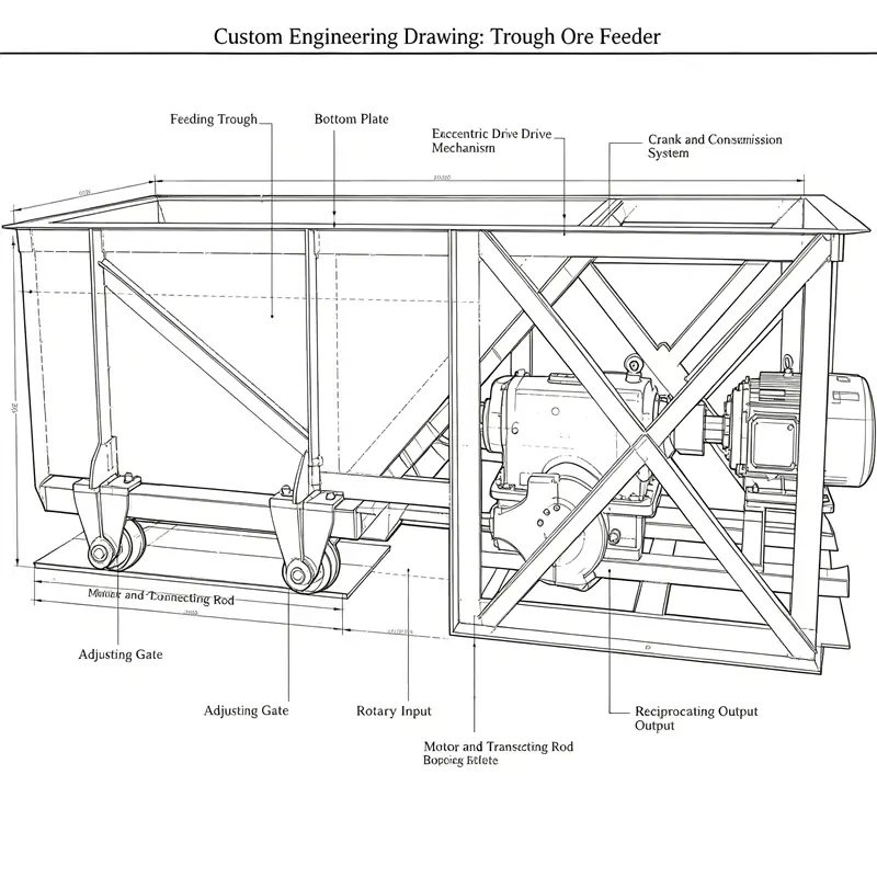 Trough Ore Feeder