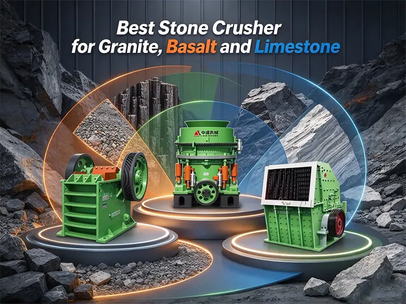Best Stone Crusher for Granite, Basalt and Limestone