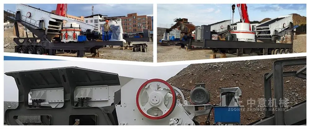 Guangdong 200 TPH Mobile Crushing & Sand Making Production Line